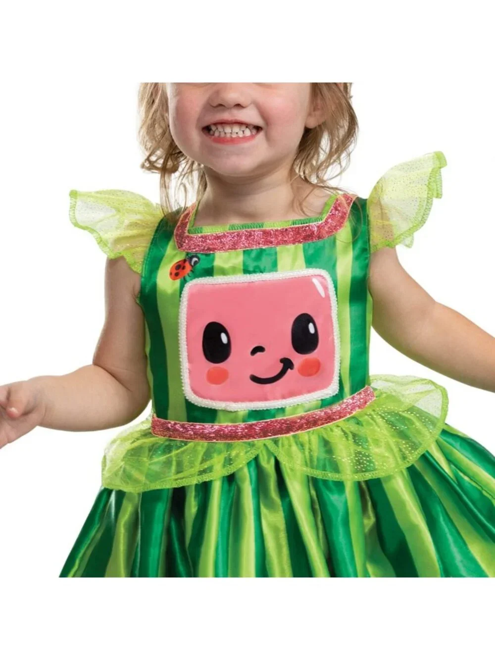 Adorable Toddler Cocomelon Tutu Dress Costume Outfit, Size 3T-4T, Fun Playwear